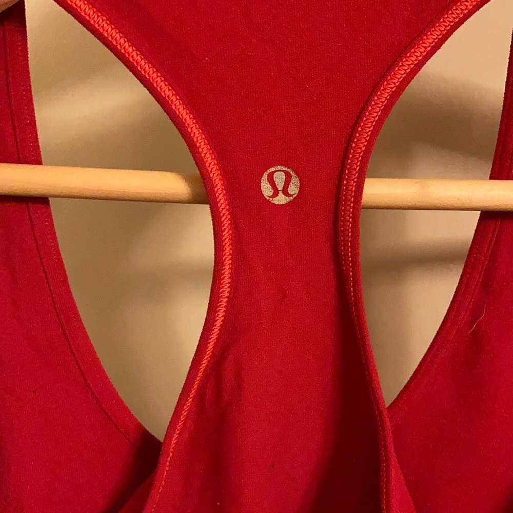 Lululemon red cool Racerback - Picture 3 of 6